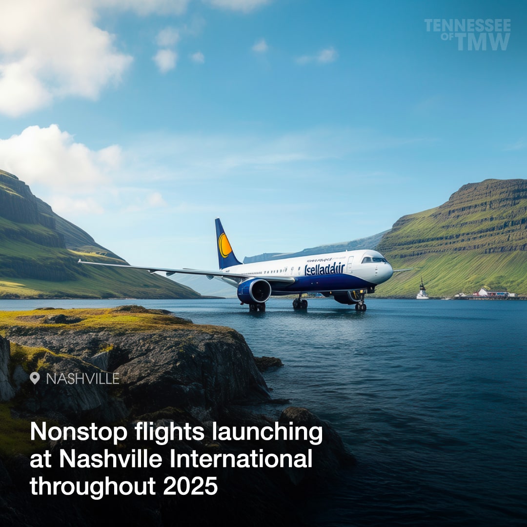 New nonstop flights at Nashville International Airport coming 2025