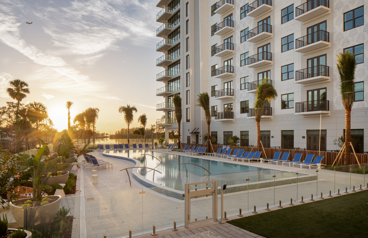 NOVEL Beach Park offers residents access to Tampa's most sought-after activities