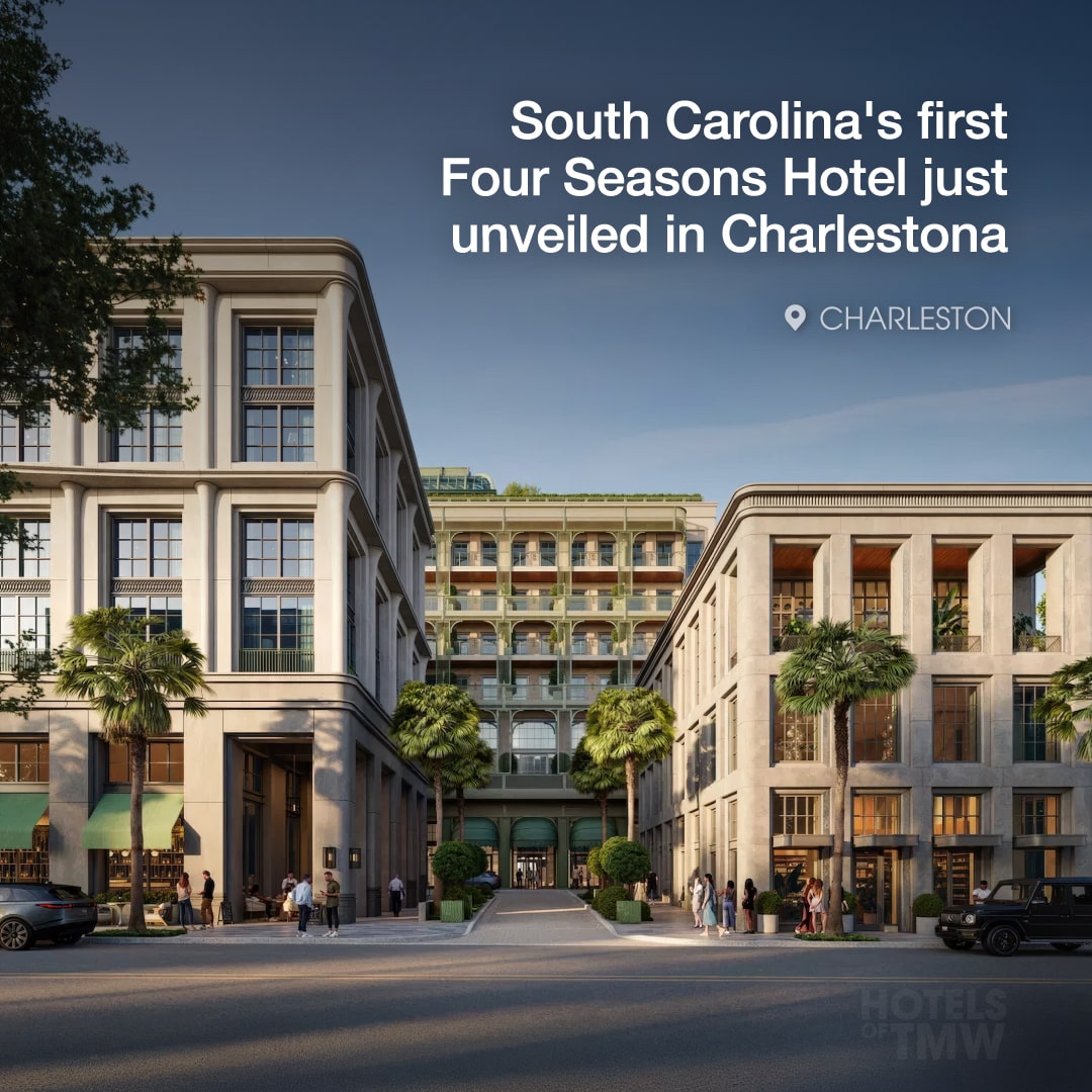 South Carolina's first Four Seasons Hotel just unveiled in Charleston