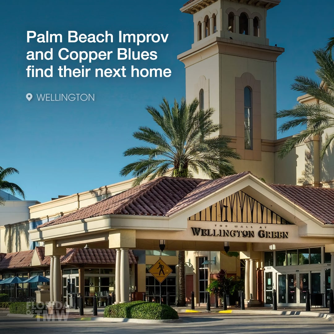 Palm Beach Improv and Copper Blues to open at The Mall at Wellington Green