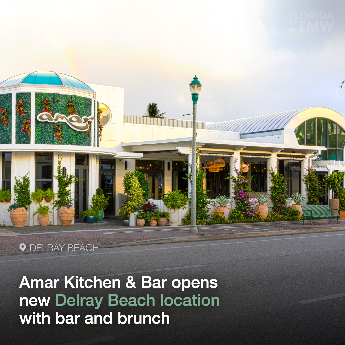 Amar Mediterranean Kitchen & Bar opens new Delray Beach location with bar and brunch