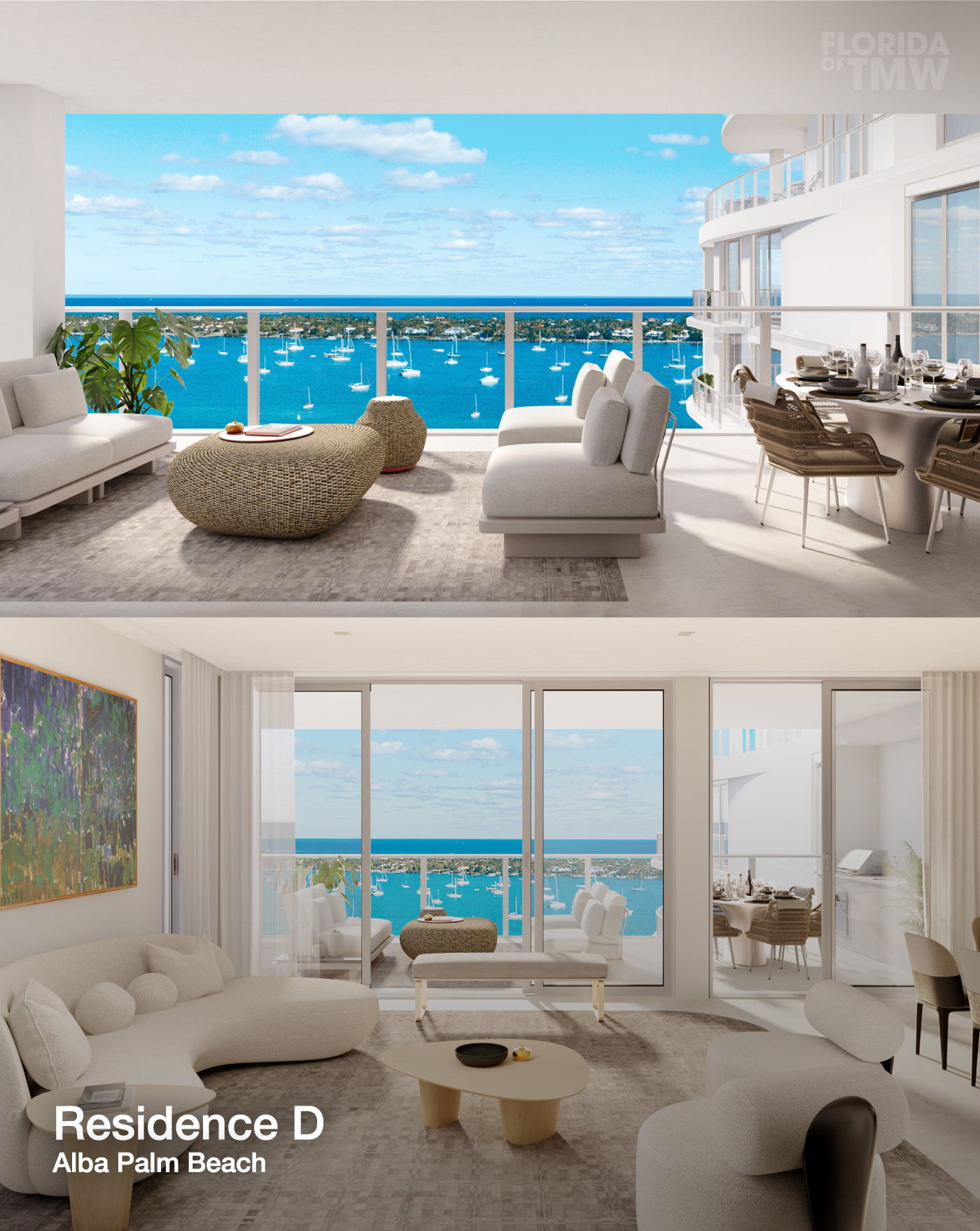 Alba Palm Beach, the luxury residential development offering direct water access and slips