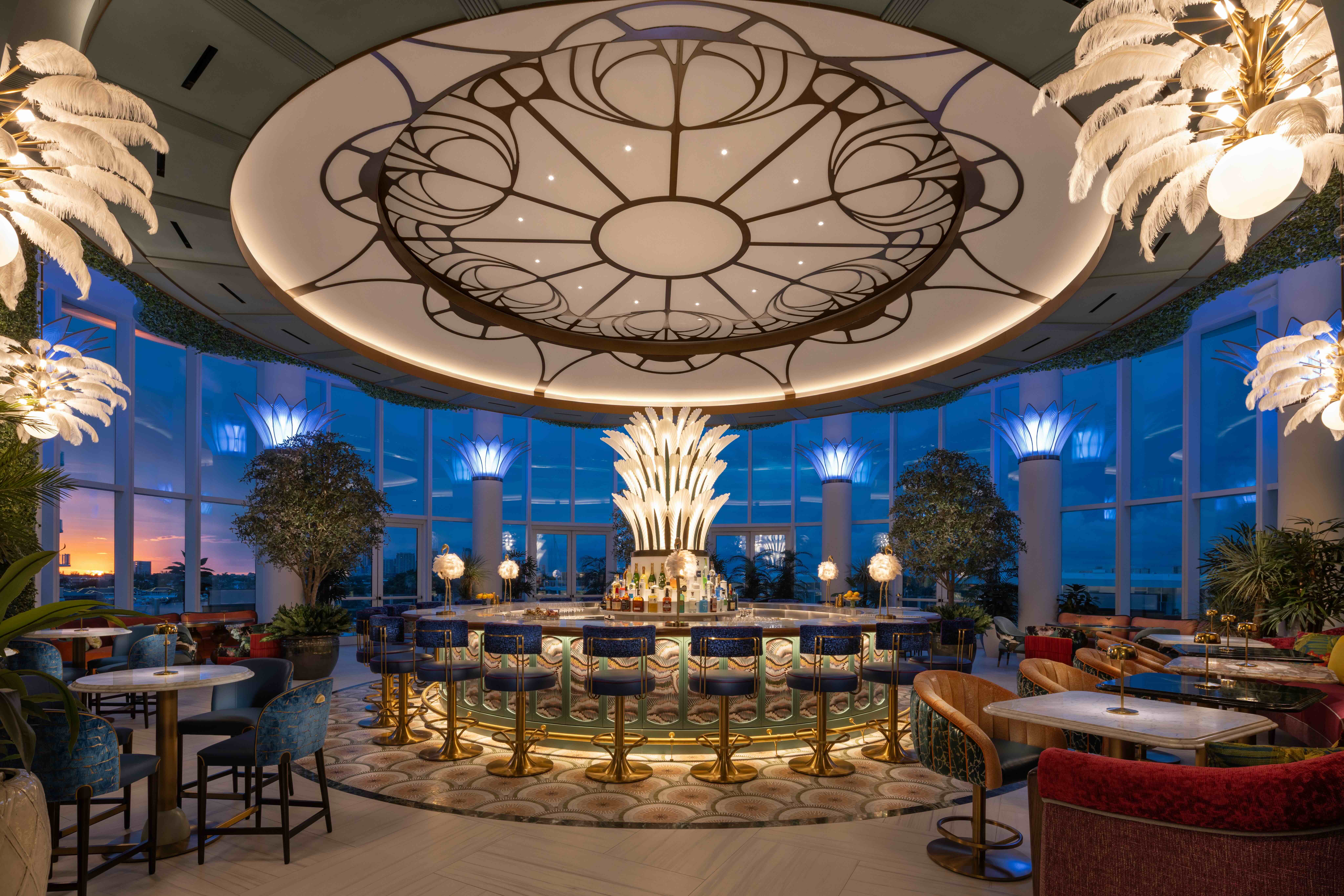 Inside The Club at Pier Sixty-Six, Fort Lauderdale's first invitation-only private social club