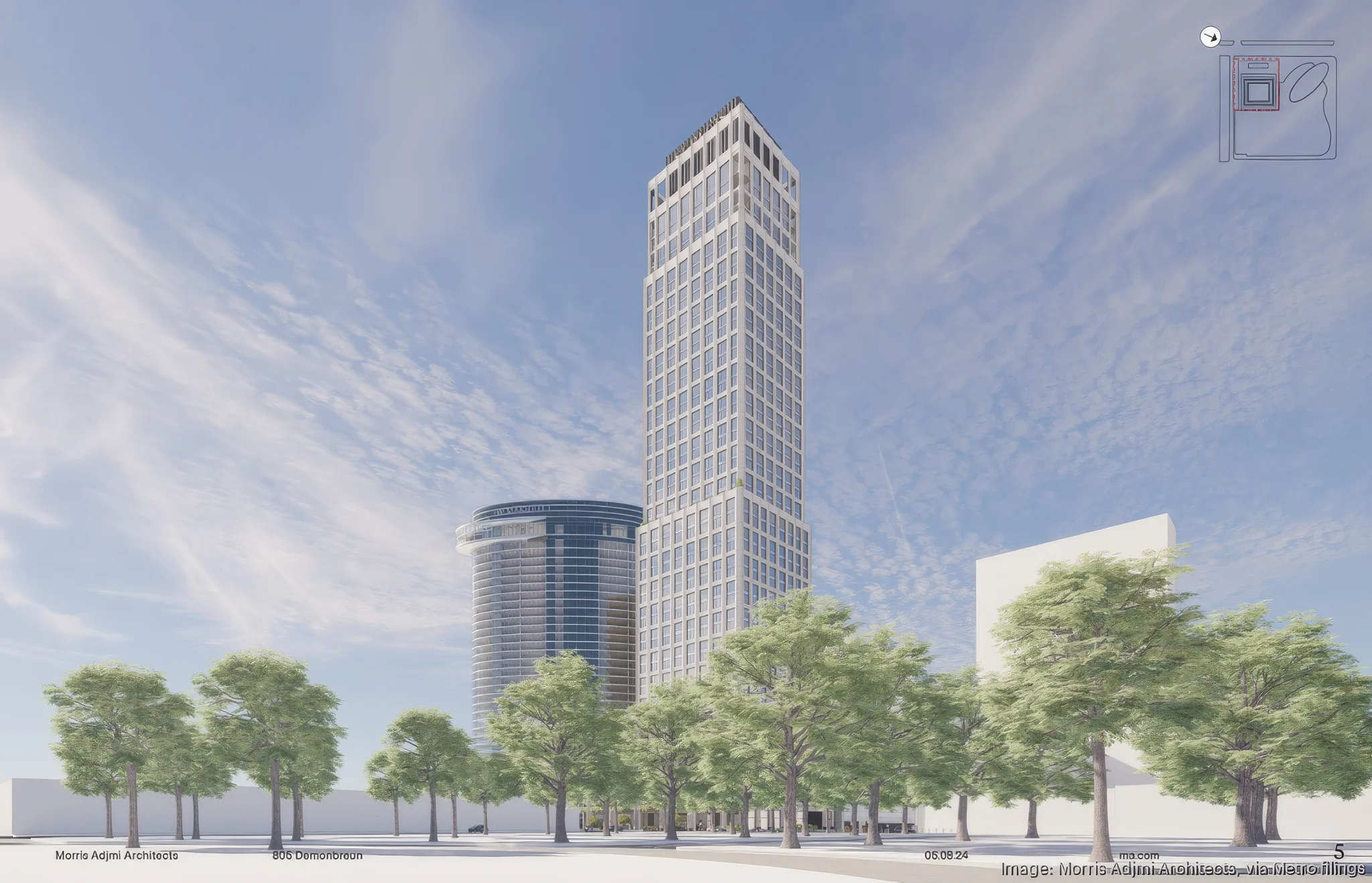 St. Regis to elevate Nashville's skyline with a new 46-story hotel and residential tower, featuring 173 hotel rooms, 73 furnished residences, and 100 condo units