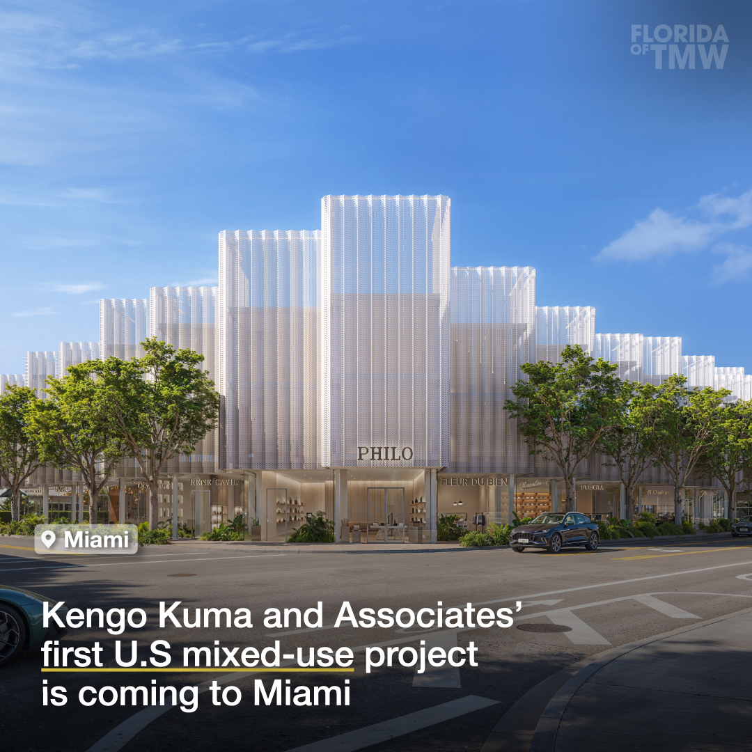 MIRAI Design District, Kengo Kuma and Associates’ first U.S. mixed-use project is coming to Miami