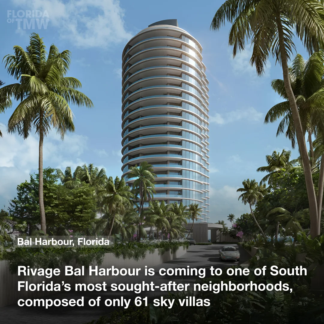 Rivage Bal Harbour is coming to one of South Florida’s most sought-after neighborhoods, composed of only 61 sky villas