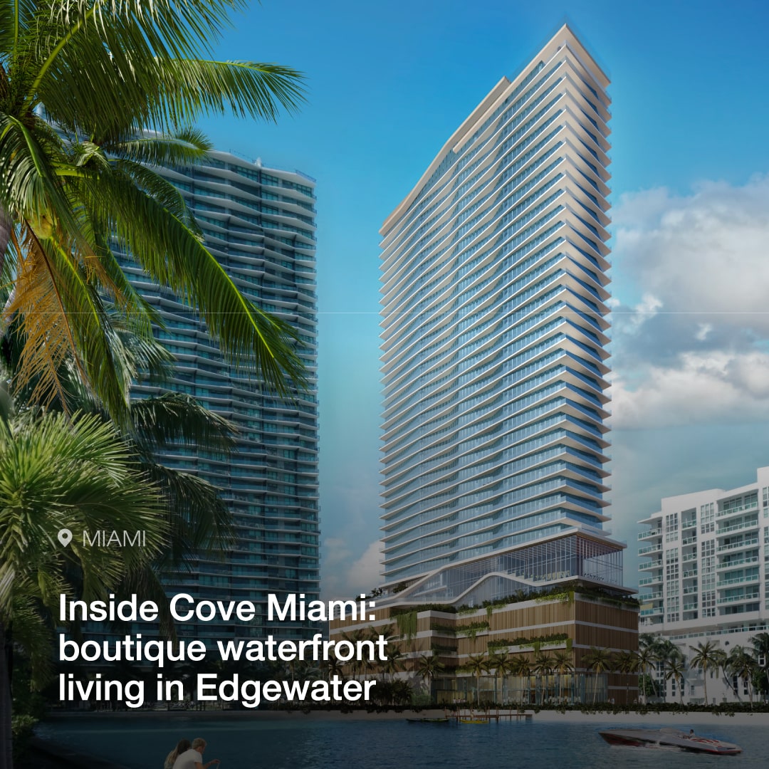 Cove Miami introduces boutique waterfront living in Edgewater
