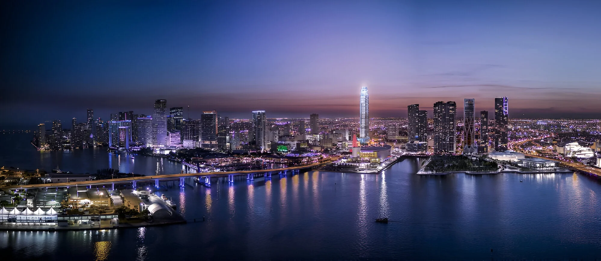 70-story Okan Tower, offering the tallest pool in the US, unveils first look at their Hilton hotel